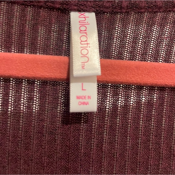 Maroon Wrap Sweater Dress (L) - Picture 3 of 4